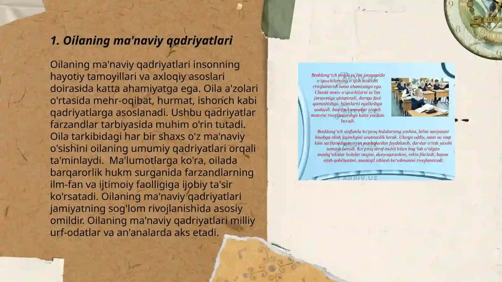 Oilaning tarbiyaviy imkoniyatlarini tashxis etish 3