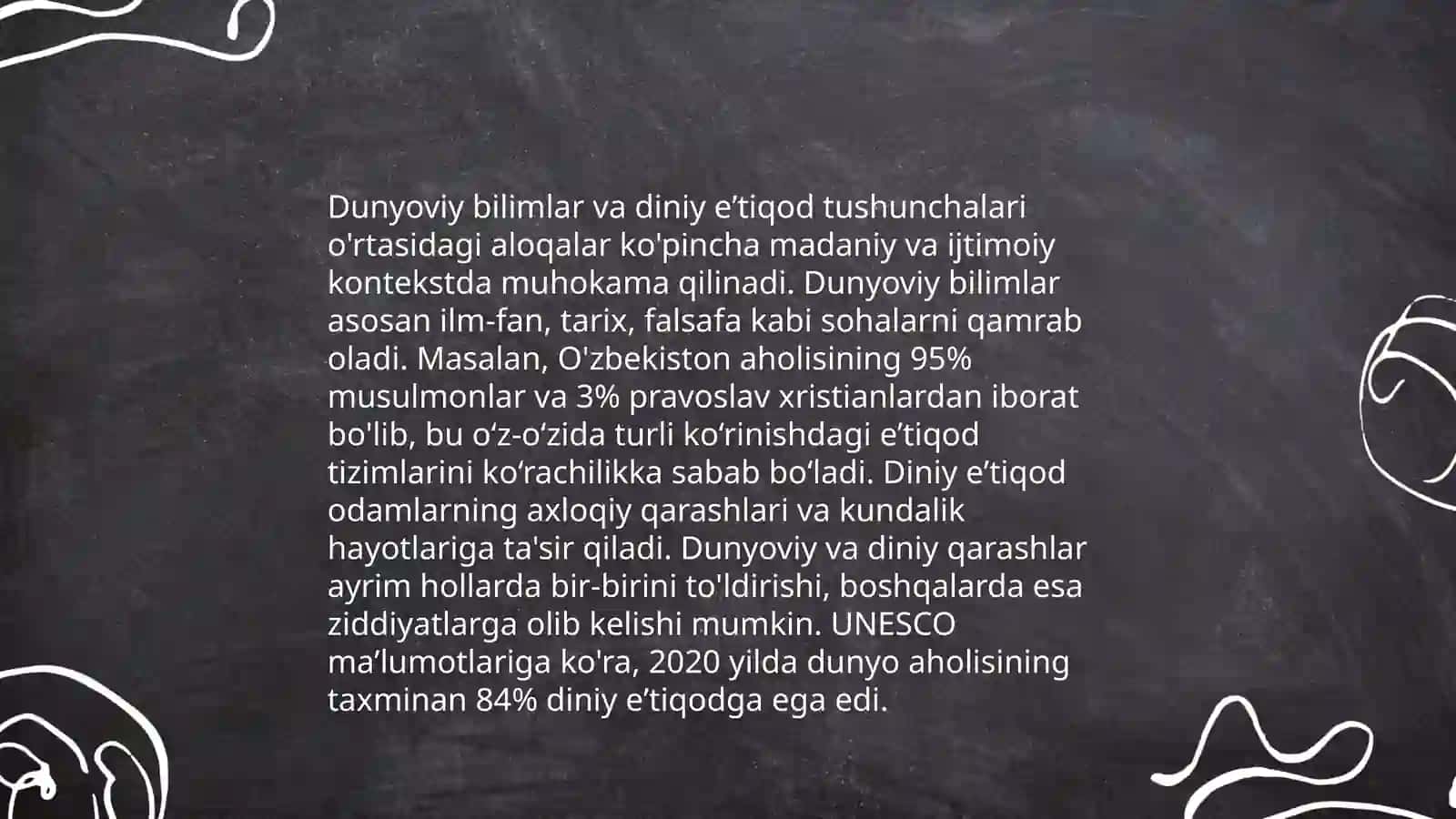 Dunyoviy bilimlar va diniy eʼtiqod birligiga erishishning ahamiyati 3