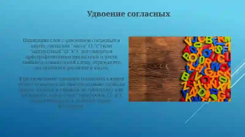 Правописание согласных в корне 3