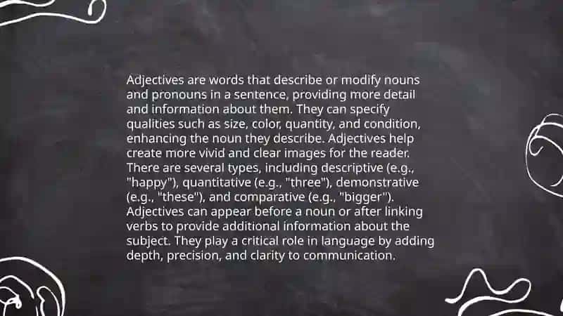 Adjectives 3