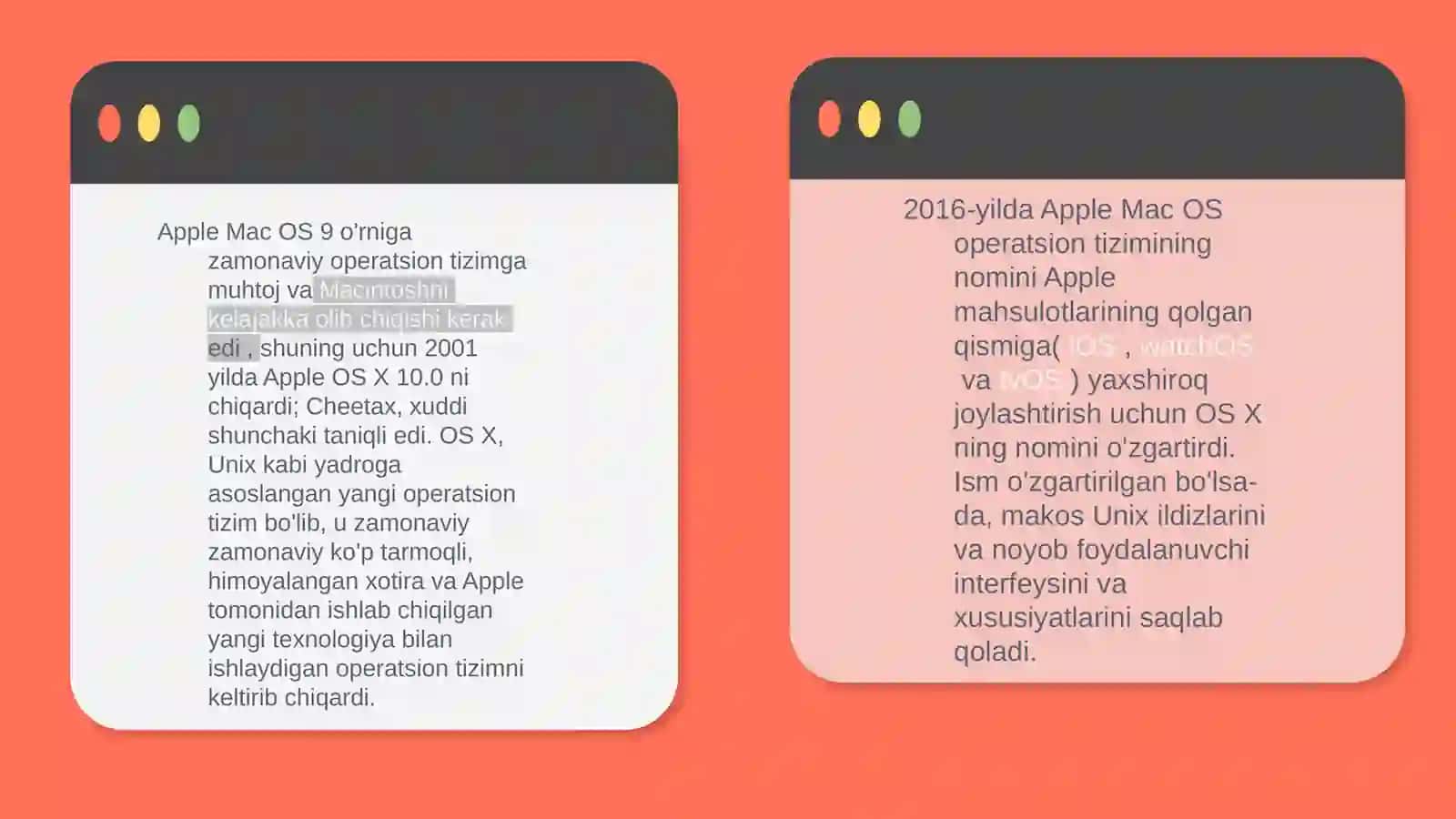 MacOS operatsion tizimining afzalliklari va kamchiliklari 3