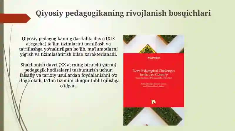 Qiyosiy pedagogikaning taraqqiyot bosqichlari 3