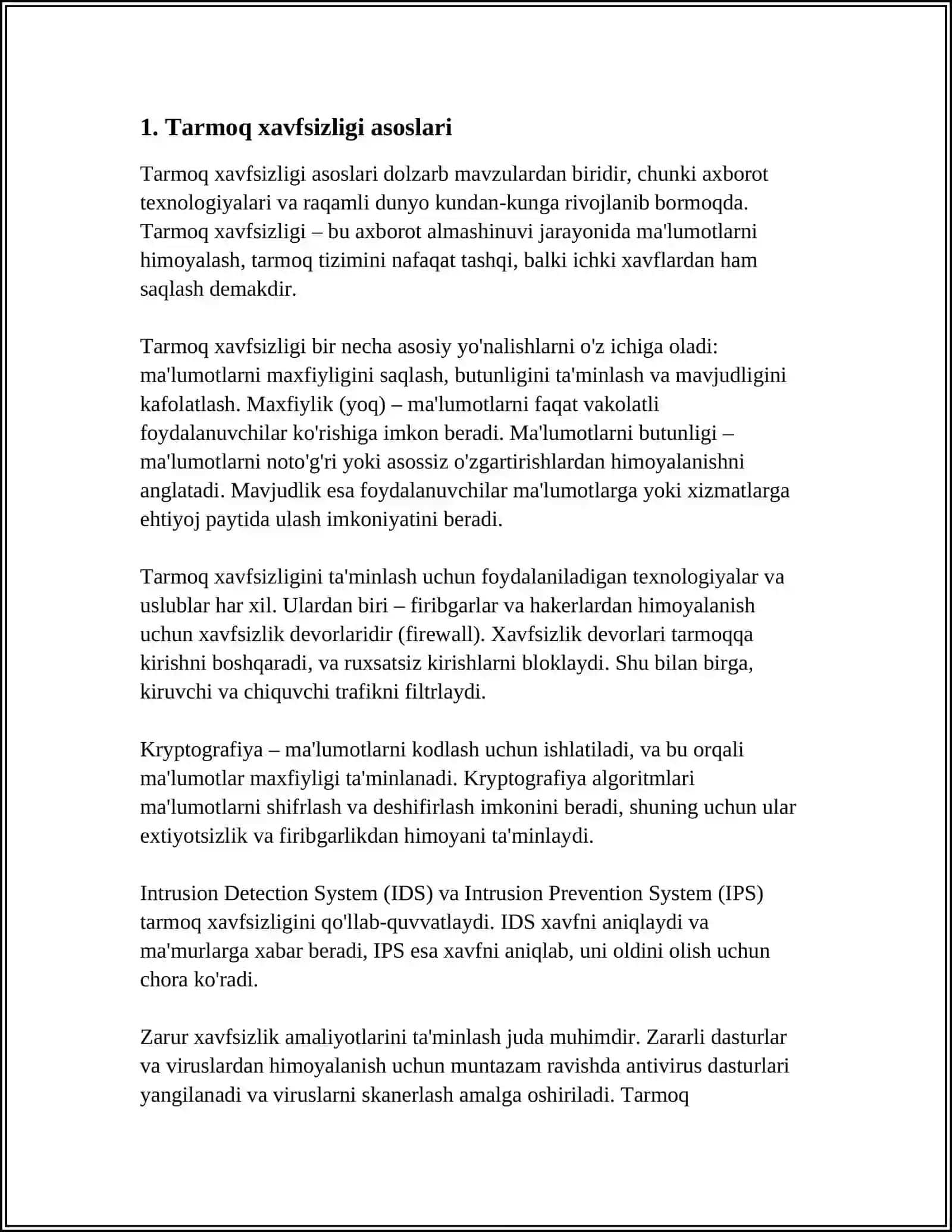 TARMOQ XAFSIZLIGI 3