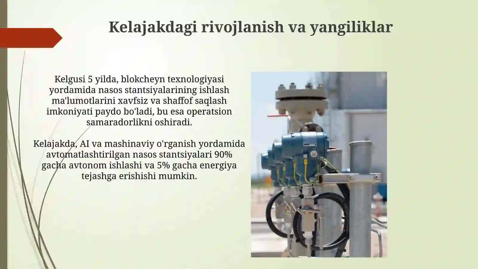Nasos stansiyalarini avtomatlashtirish tartibi 3