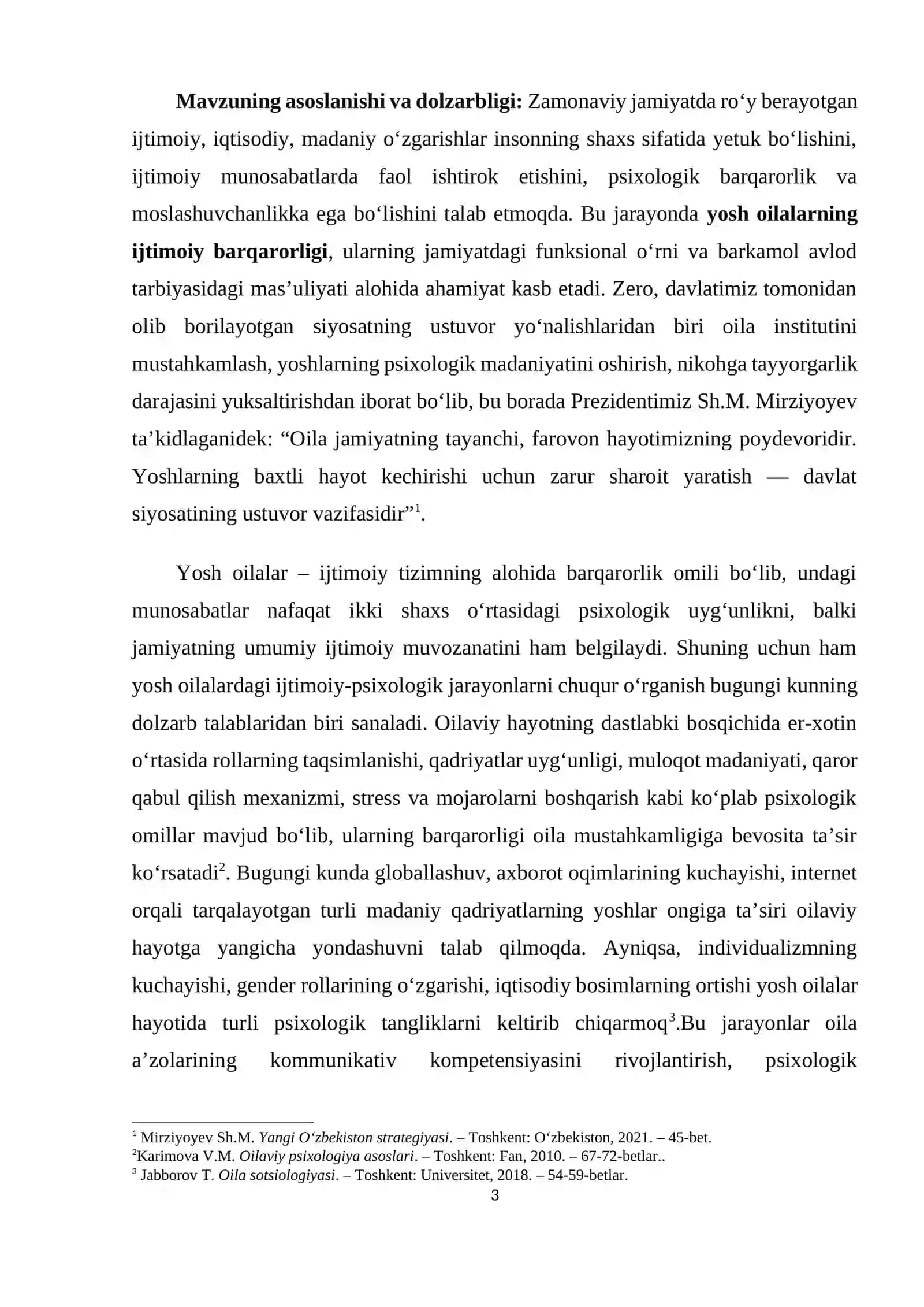 YOSH OILALARDAGI MUNOSABATLARNING IJTIMOIY-PSIXALOGIK XUSUSIYATLARI 3