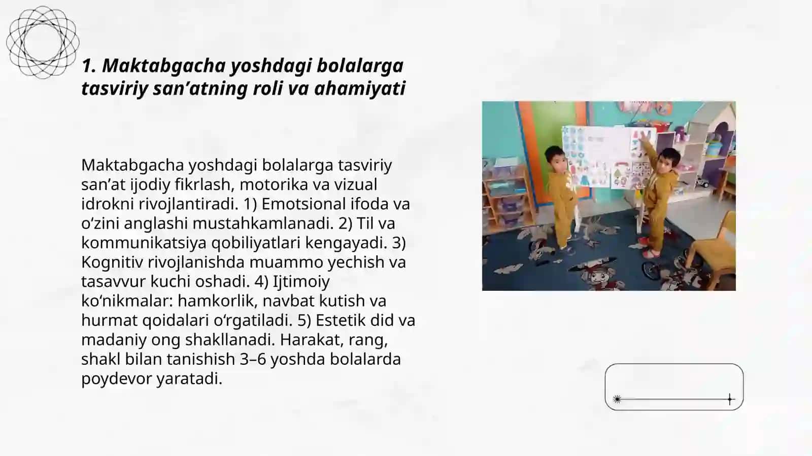 Bolalarni Tasviriy San'atning Tur va Janrlari bilan Tanishtirish 3
