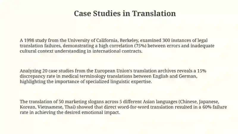 Case Studies in Translation 3