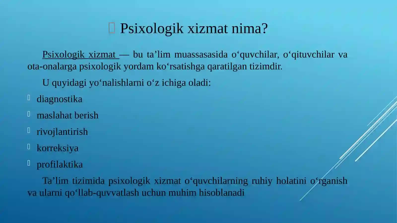 Ta'limda psixologik xizmat 3