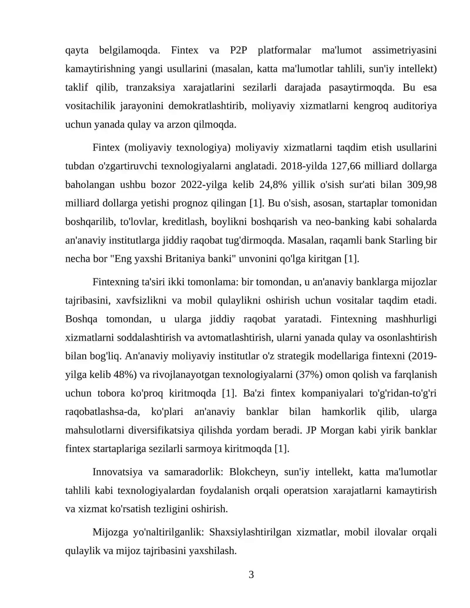 Moliyaviy vositachilikning yangi shakllari 3