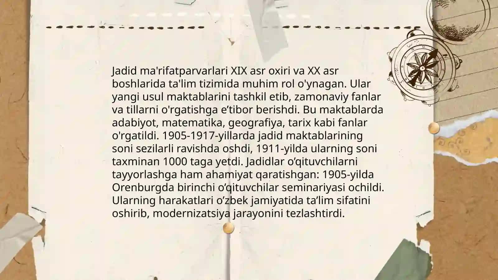 Jadid ma'rifatparvarlarining ta’lim tizimidagi roli 3