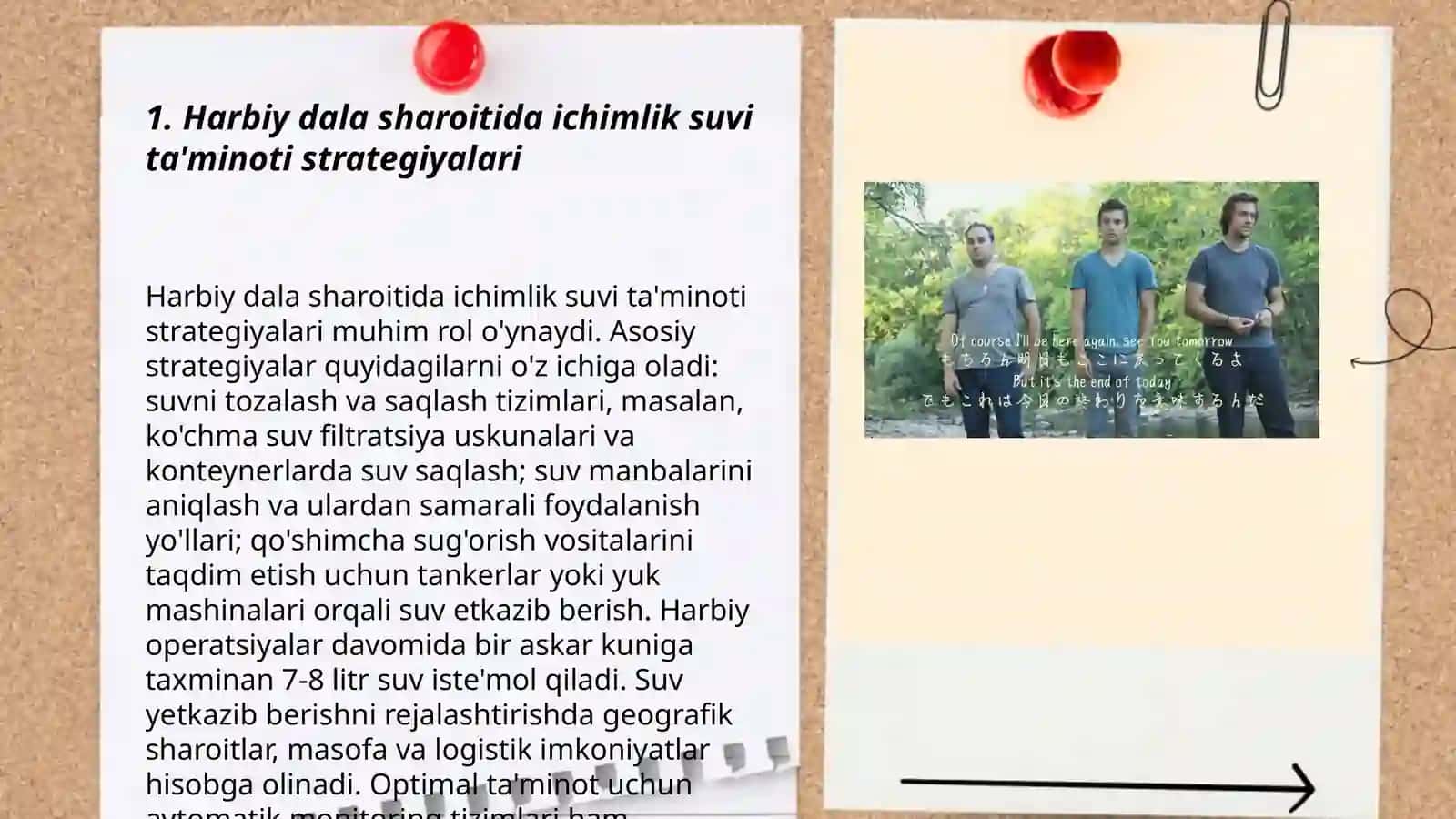 Harbiy dala sharoitida harbiylarni ichimlik suvi bilan ta’minlash. Dala sharoitida suvning sifatini yaxshilash va uni baholash usullari 3