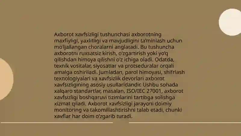 Axborot xavfsizligi taʼminlashning goyaviy-nazariy asoslari 3