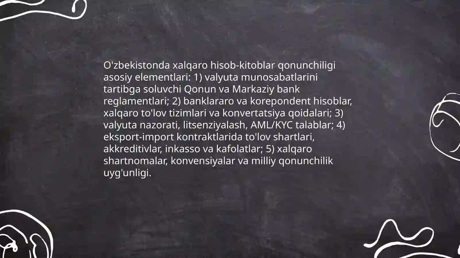 O'zbekistonda xalqaro hisob-kitob amaliyoti 3
