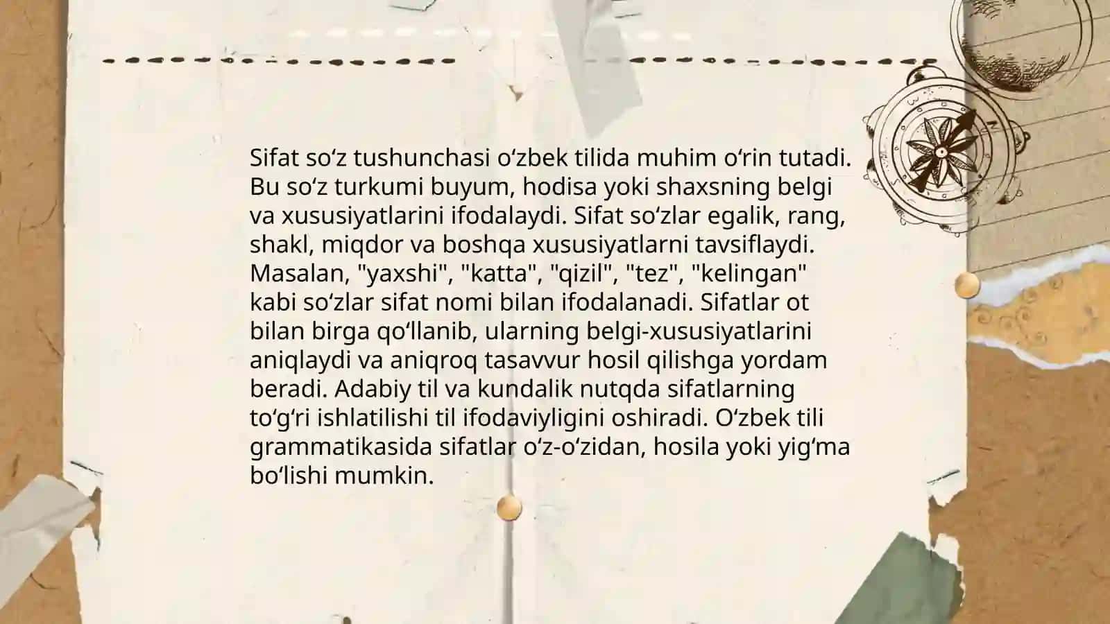 Sifat sòz turkumini òrganishda interfaol usullarni qòllash 3