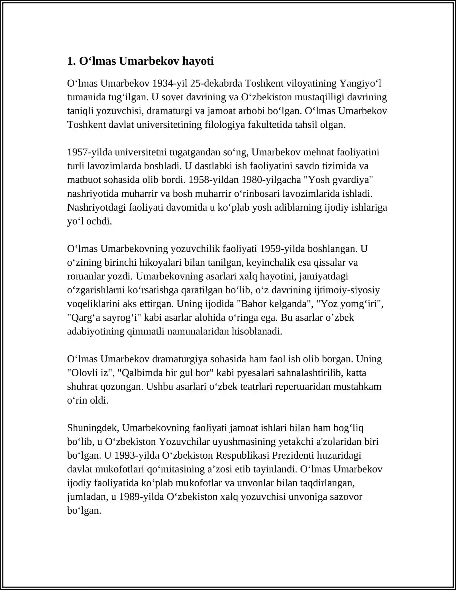 OʻLMAS UMARBEKOV 3