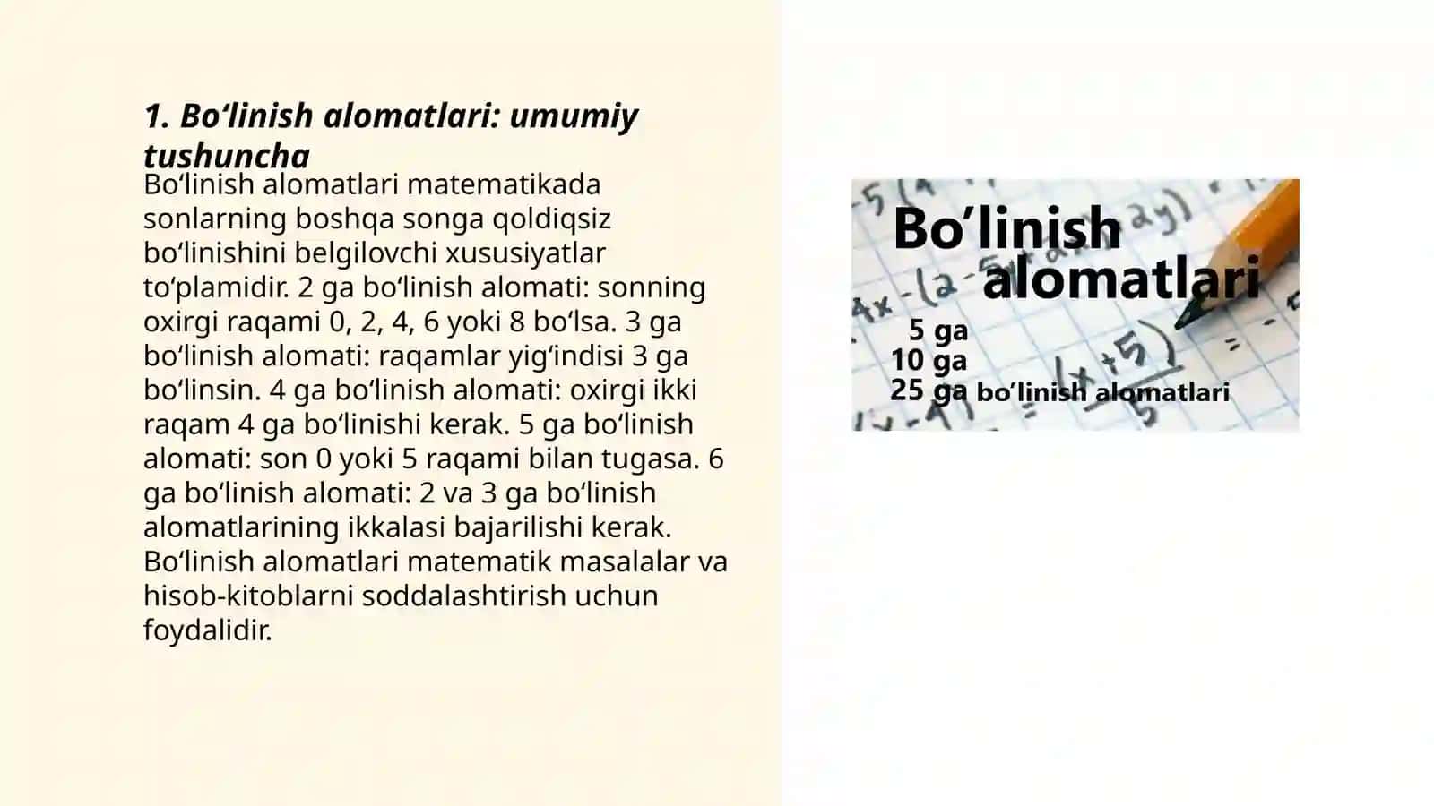 Matematika va uni óqitish metodikasi taqdimoti 3