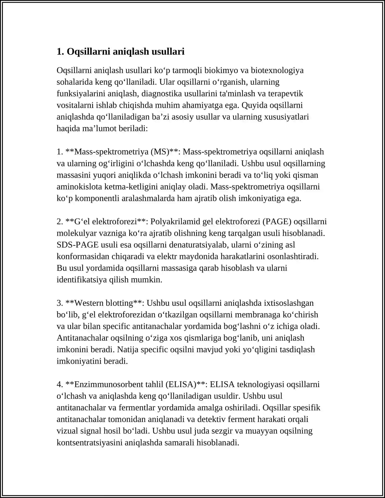 QON ZARDOBIDA OQSILLAR ANIQLASHNING KLINIK AHAMIYATI 3