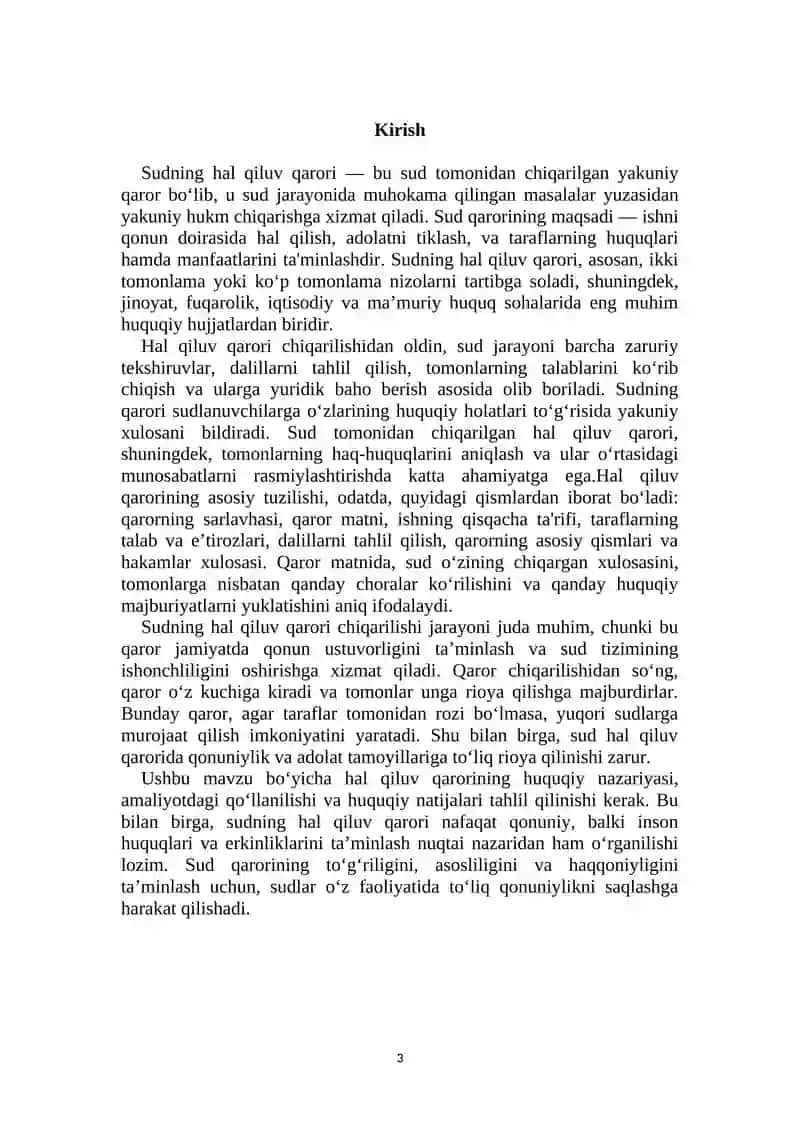 Abduxalilov Azamatning Fuqarolik Protessual Huquqi Fanidan Tayyorlagan Mustaqil Ishi 3