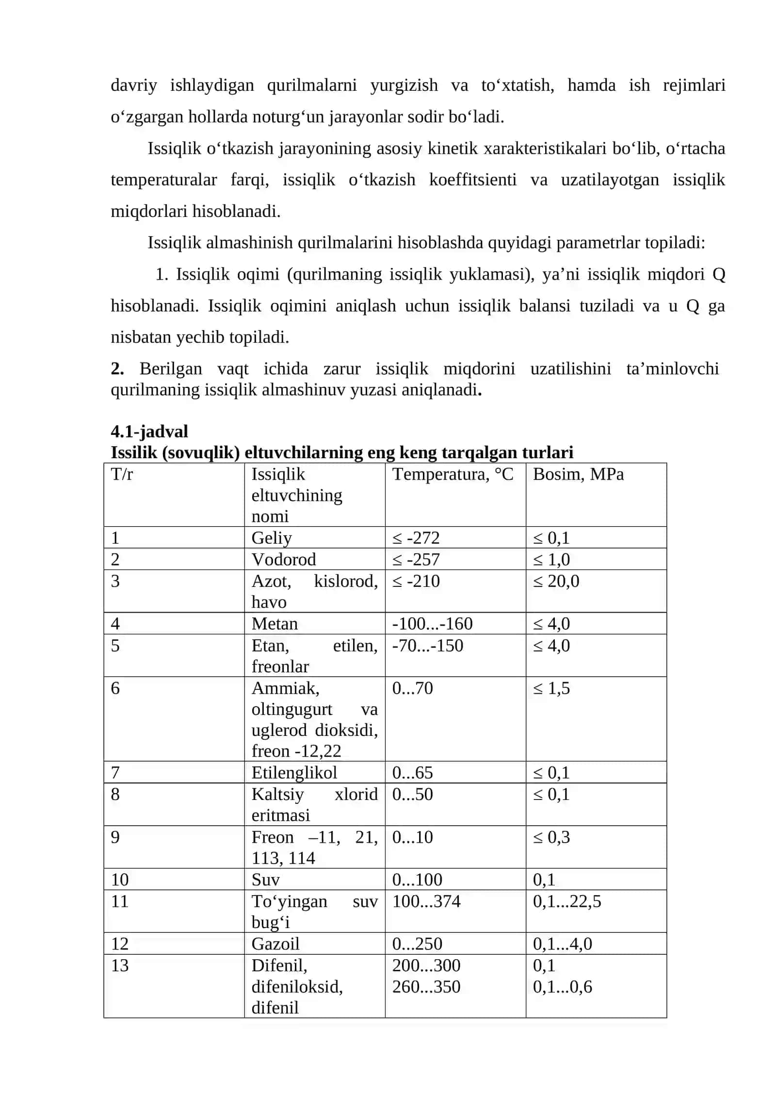 HAVOLI  SOVUTGICHNI HISOBLASH 3
