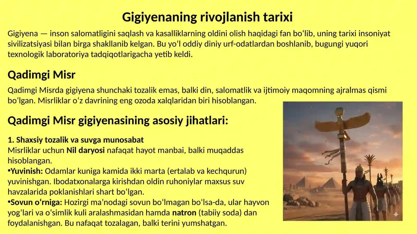 Gigiyenaning rivojlanish tarixi. Gigiyenaning qadimgi davrdashakllanishi, XIX va XX asrlardagi taraqqiyoti 3