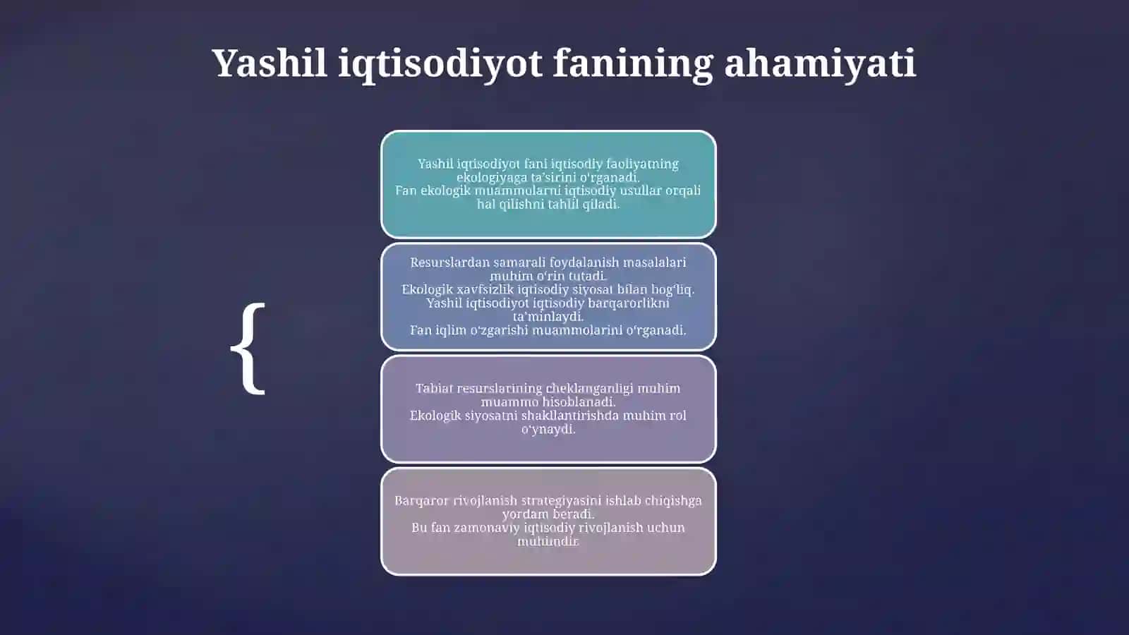 YASHIL IQTISODIYOT FANINING ASOSIY VAZIFALARI 3