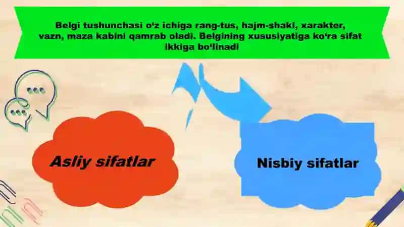 Sifat so’z turkumi 3