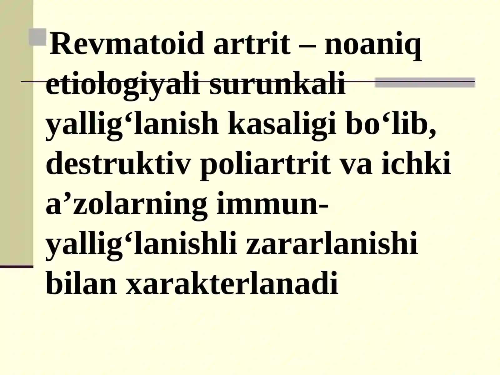 Revmatoid artrit 3