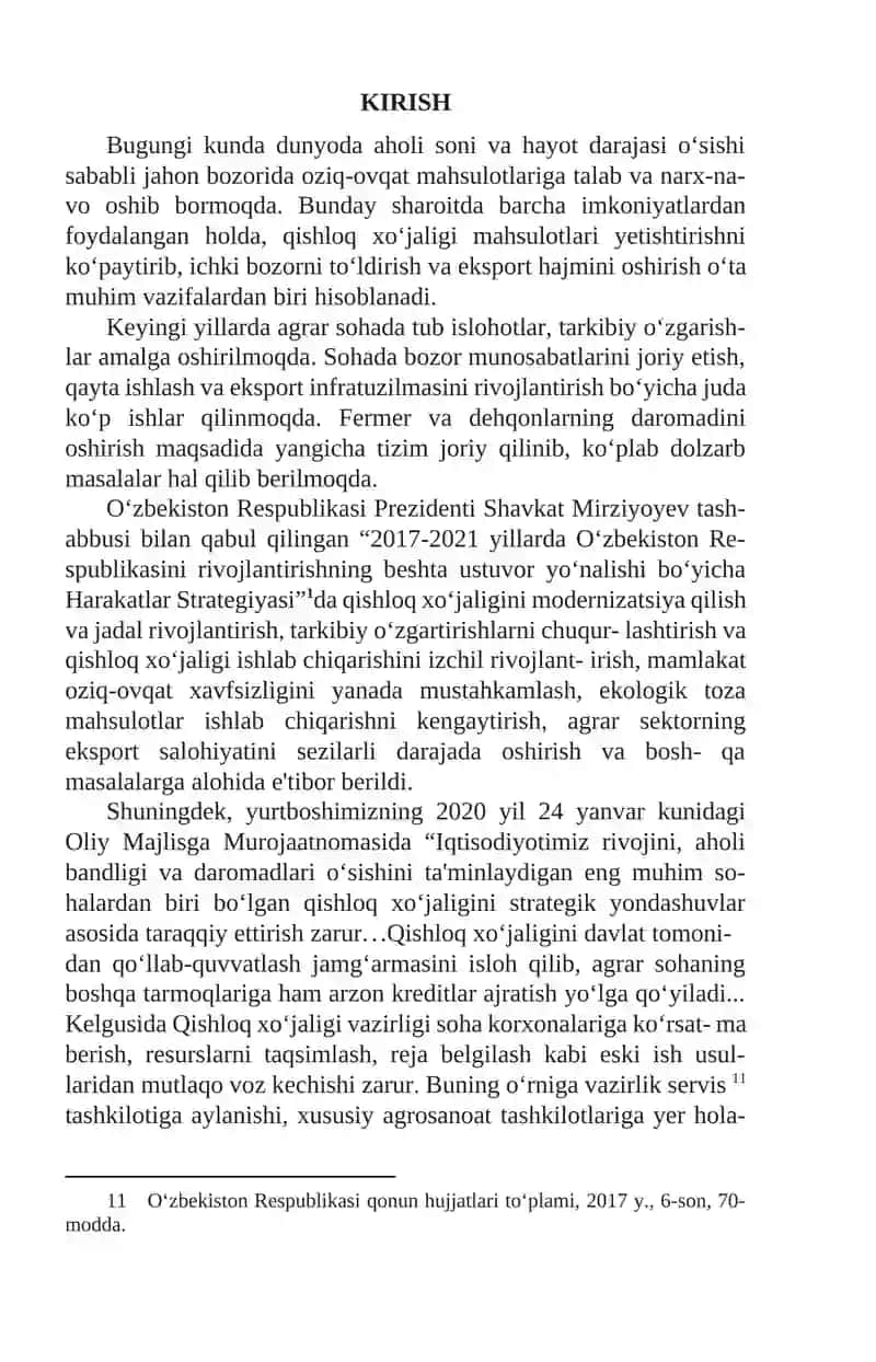 AGRAR HUQUQI (Yuridik texnikumlar uchun darslik) 3
