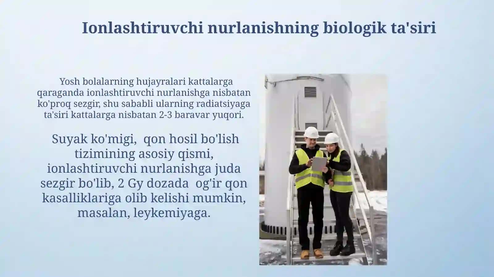 Ionlovchi nurlanish manbalari bilan ishlashni sanitariya qoidalari 3