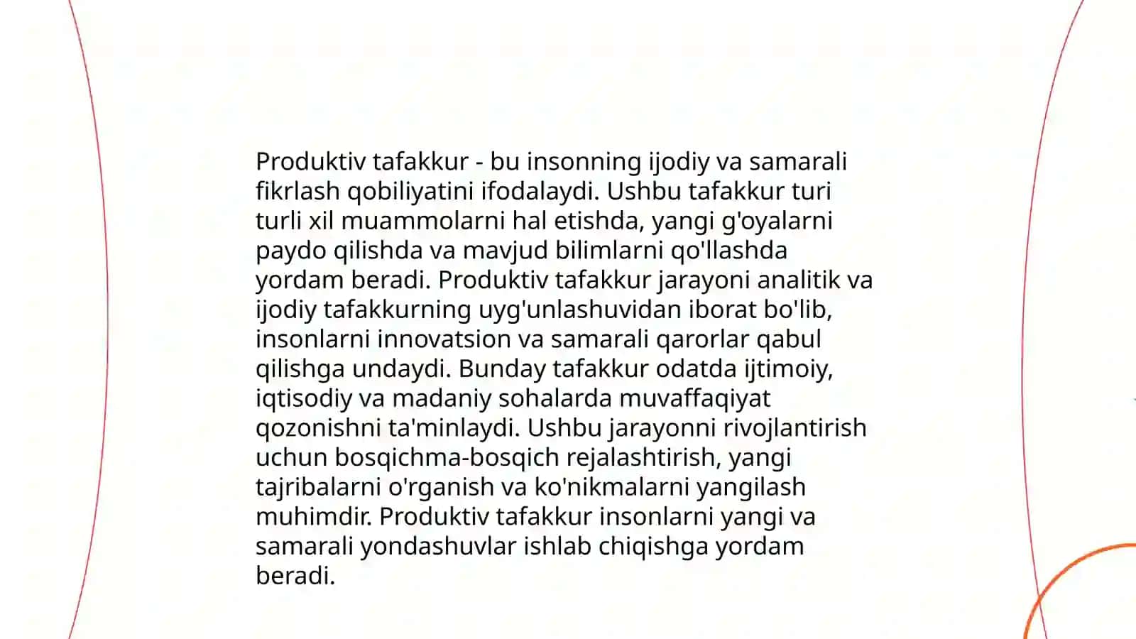 Produktiv va reproduktiv tafakkur 3