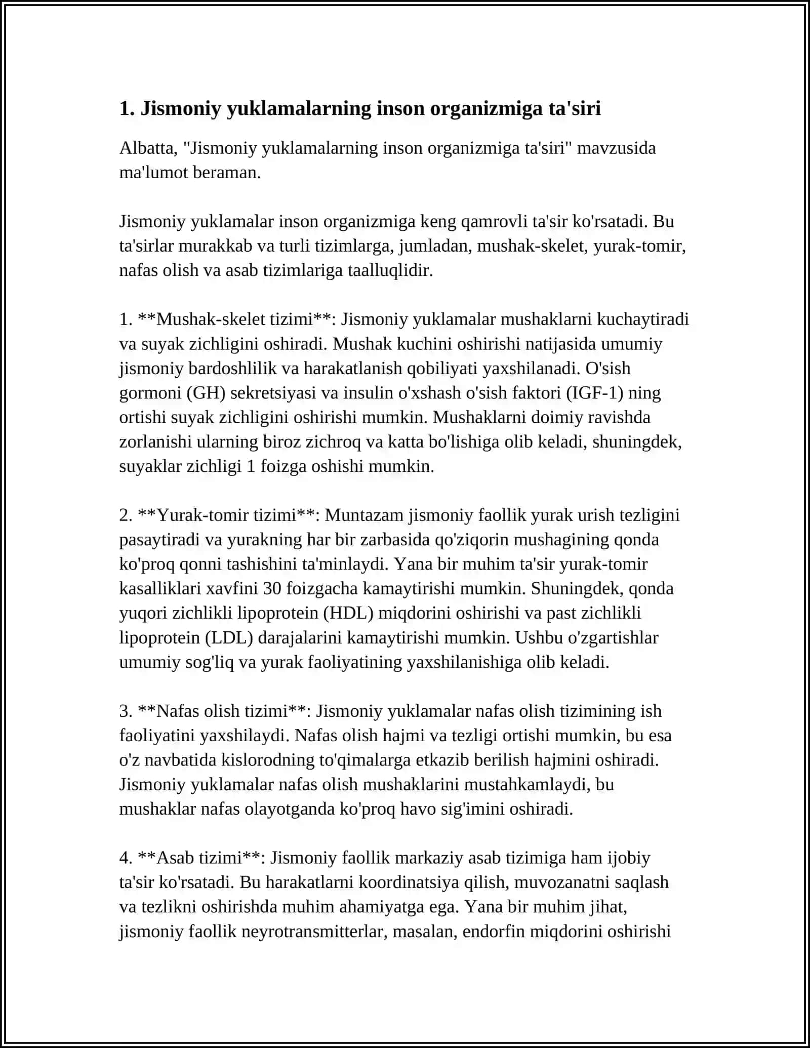 JISMONIY YUKLAMALARGA MOSLASHISH VA FUNKSIONAL SISTEMALARNING ZAHIRALARI 3