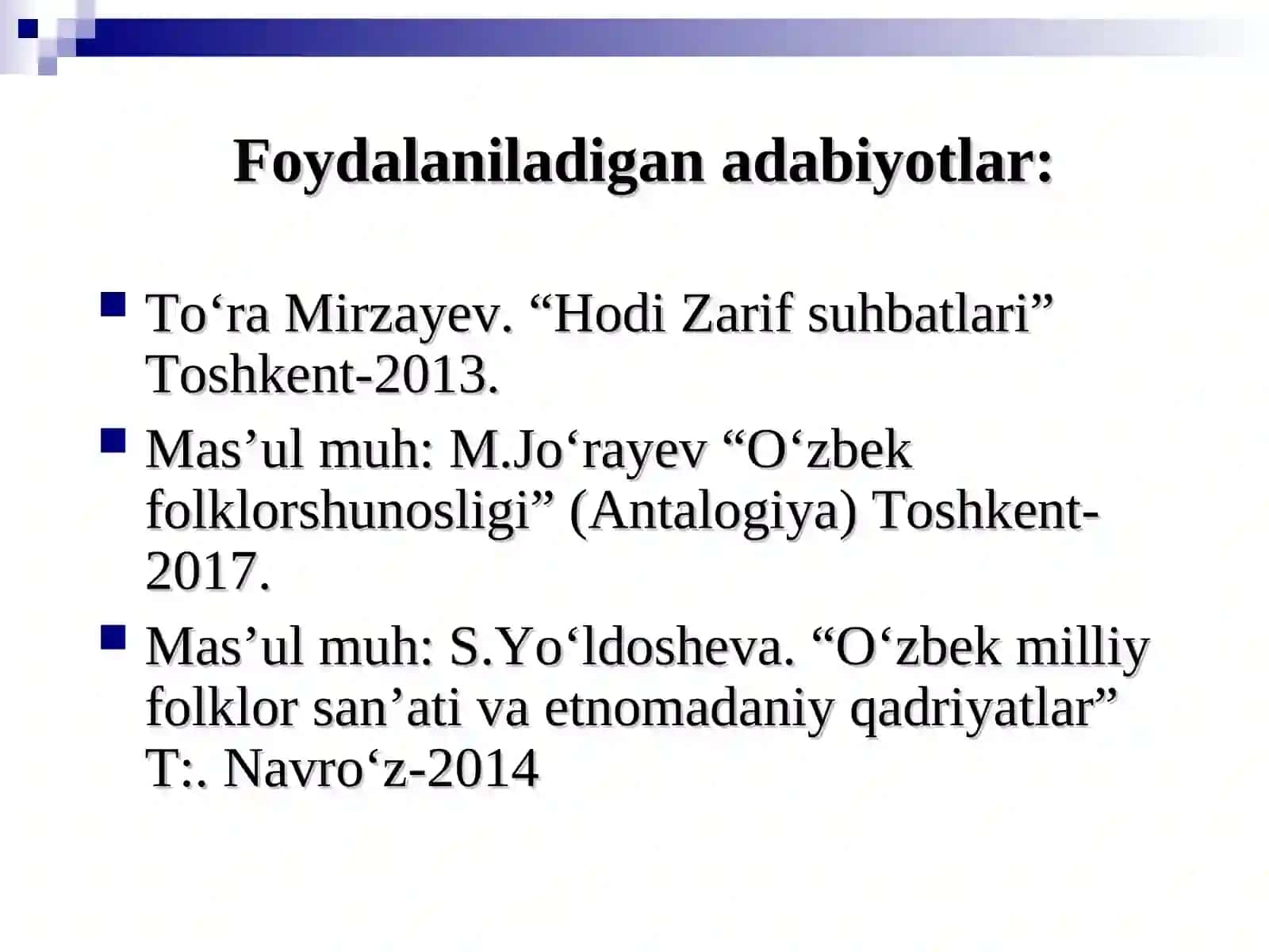 Folklorshunoslik va etnografiya sohasi namyondalari 3