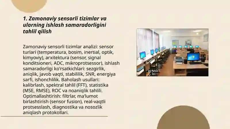 Zamonaviy texnik qurilmalar tahlili 3