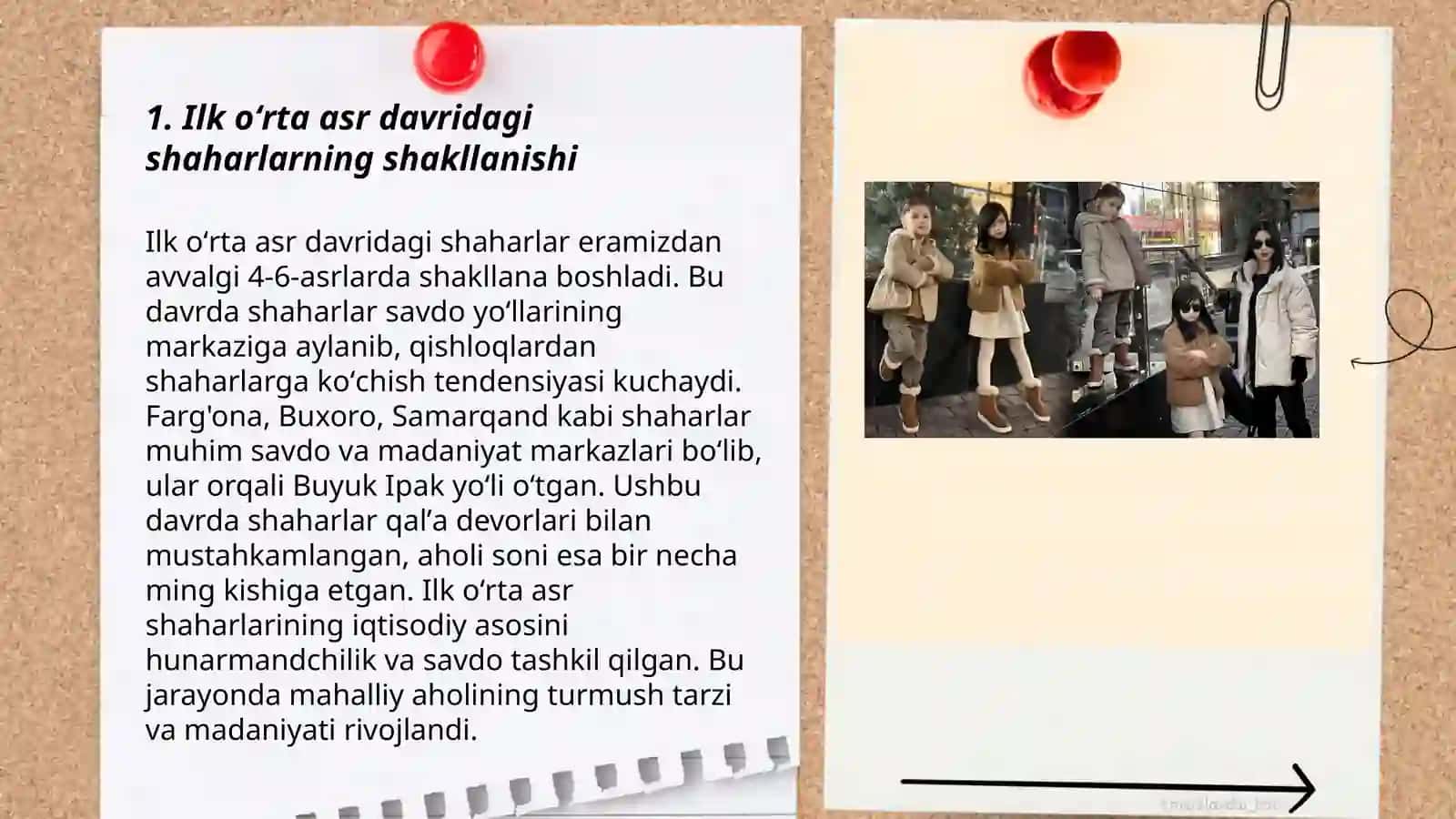 Ilk oʻrta asr shaharsozlik xususiyatlari haqida 3