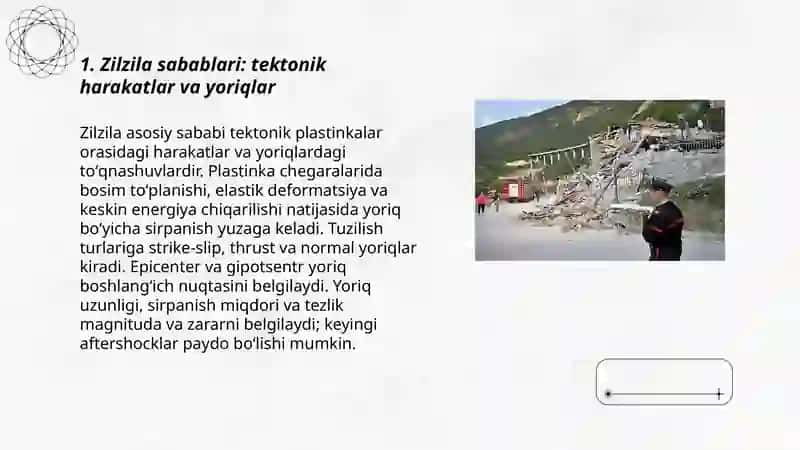 Zilzila va uning oqibatlari 3