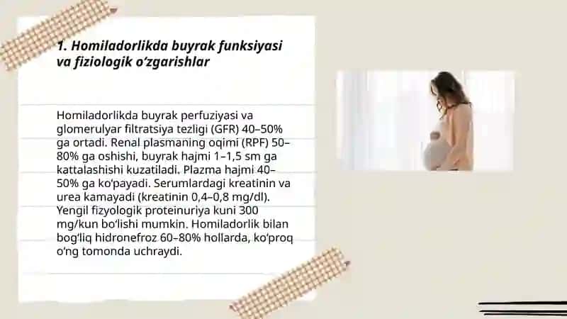 Homiladorlik va buyrak kasalliklari 3