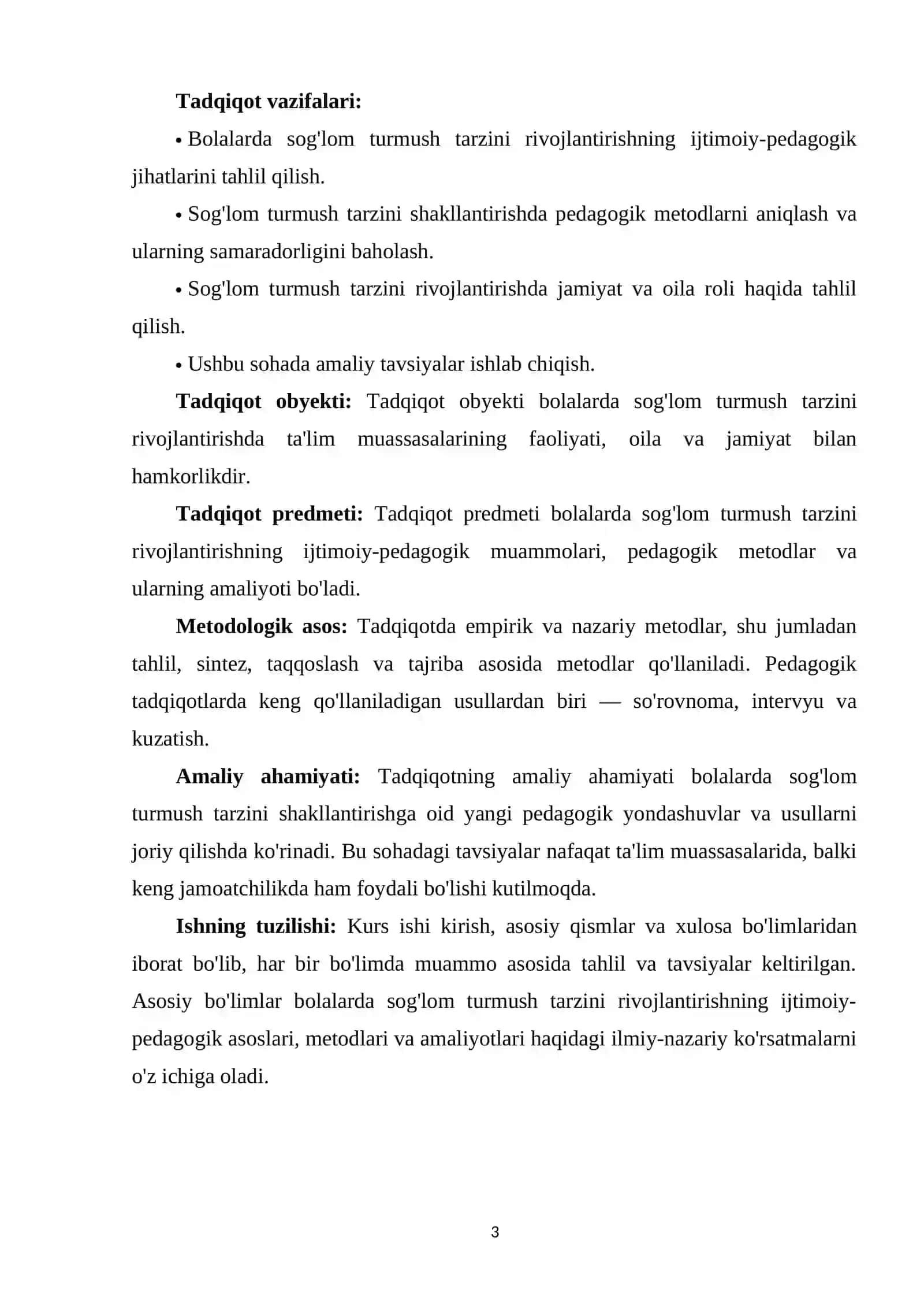 Bolalarda sog'lom turmush tarzini rivojlantirish ijtimoiy-pedagogik muammo sifati 3