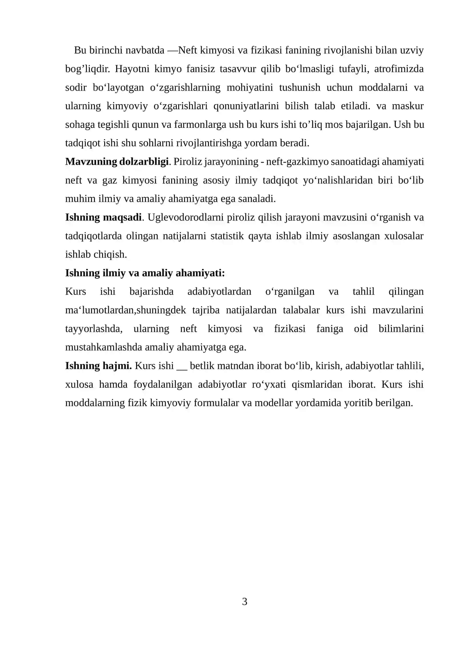 Tabiiy gazni kreking va reforming jarayonlari 3