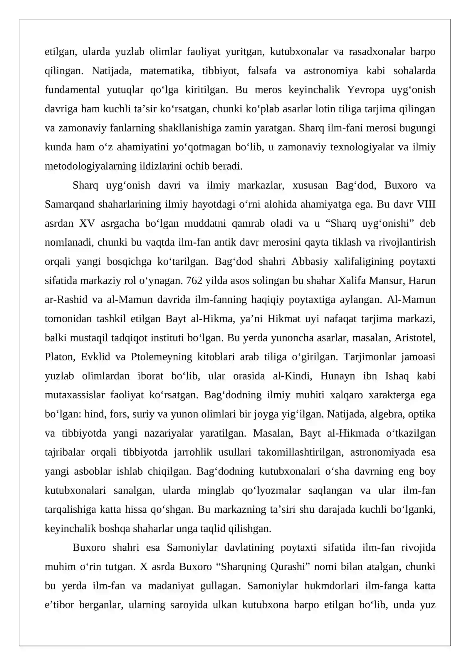 O‘rta asr Sharq allomalari ilmiy merosini o‘rganishda Ibn al-Qiftiy asarining o‘rni 3