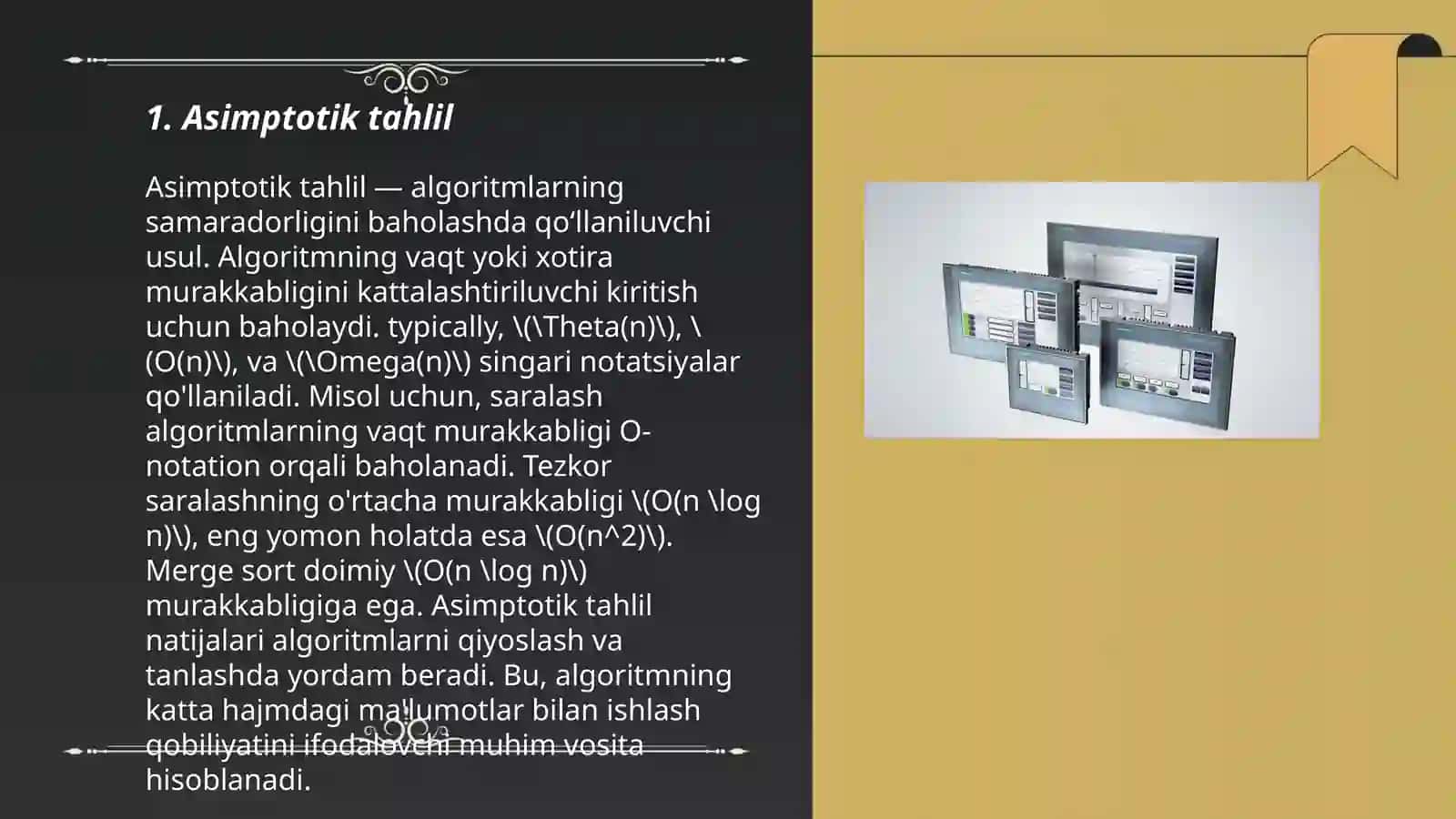 Asimptotik tahlil 3