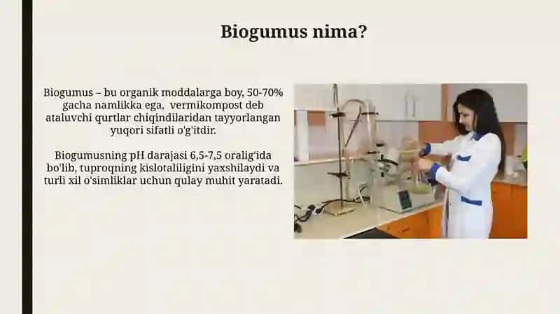 Biogumus ishlab chiqarish va foydalanish 3