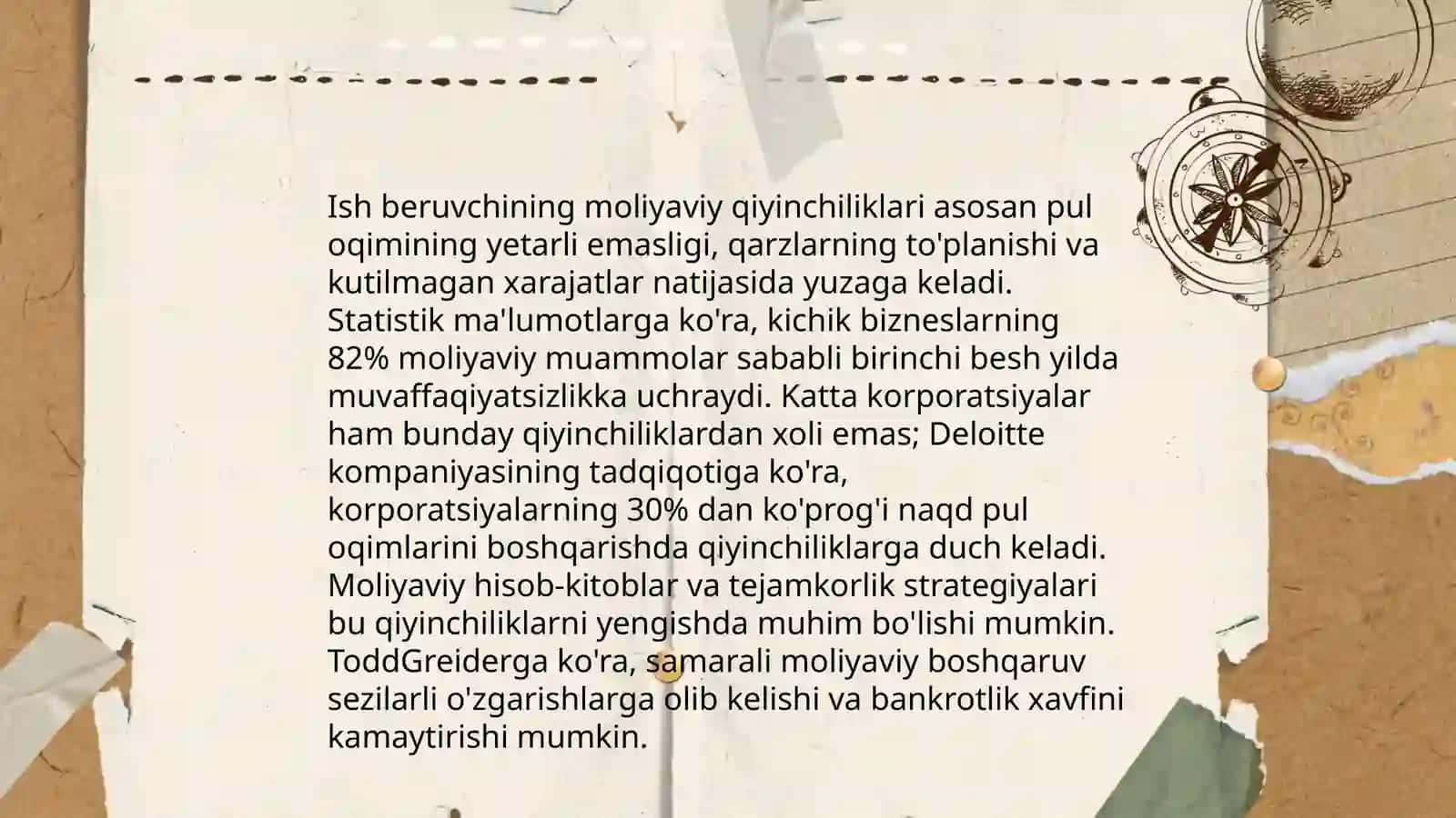 Ish beruvchining moliyaviy qiyinchiliklari 3