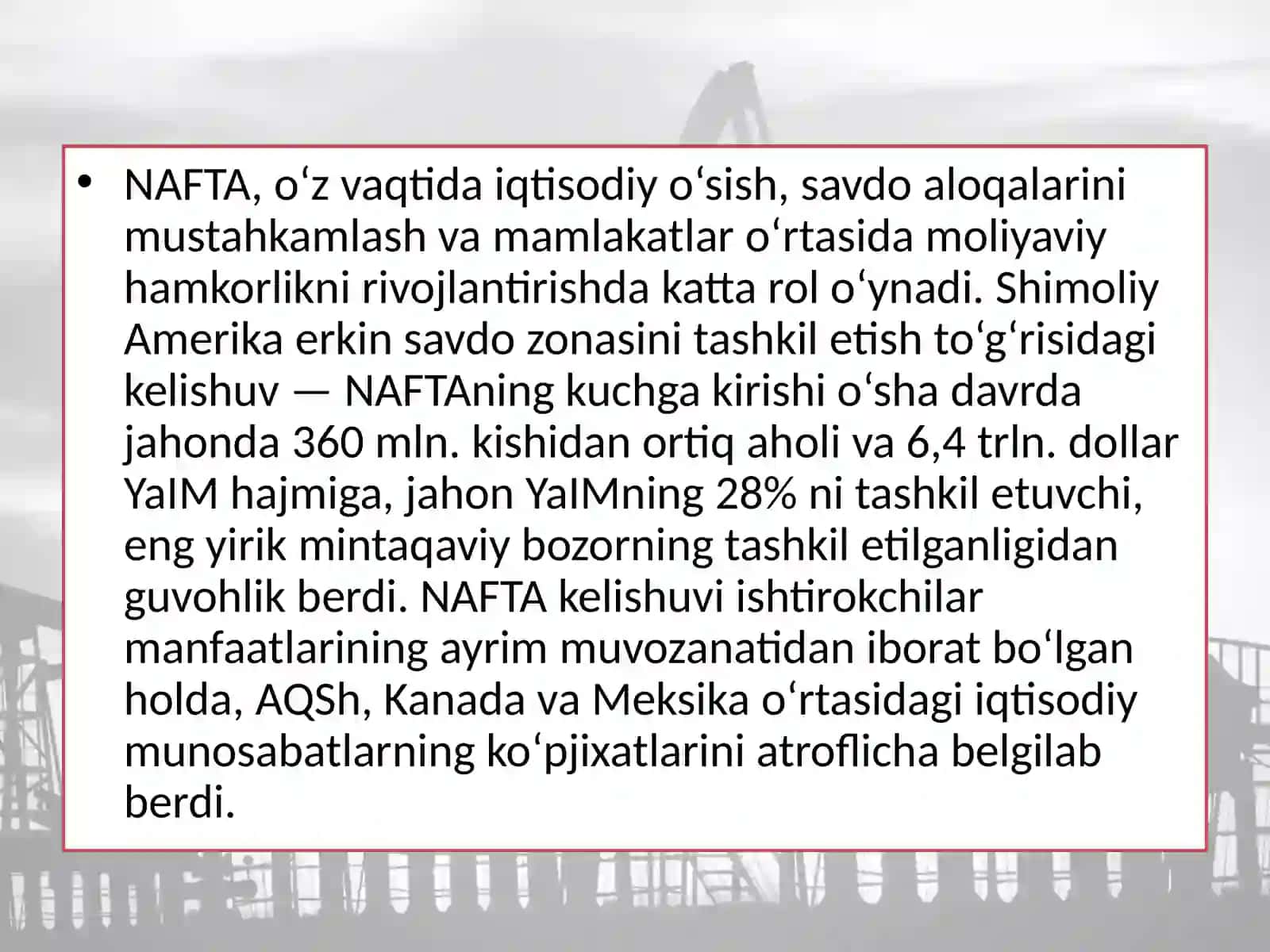NAFTAkelishuviningasosiyqoidlarivasalbiysamaralari 3