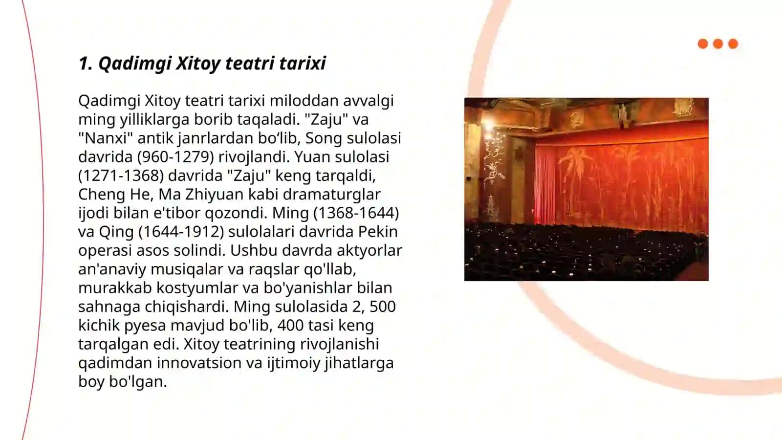 Qadimgi Xitoy teatri tarixi 3