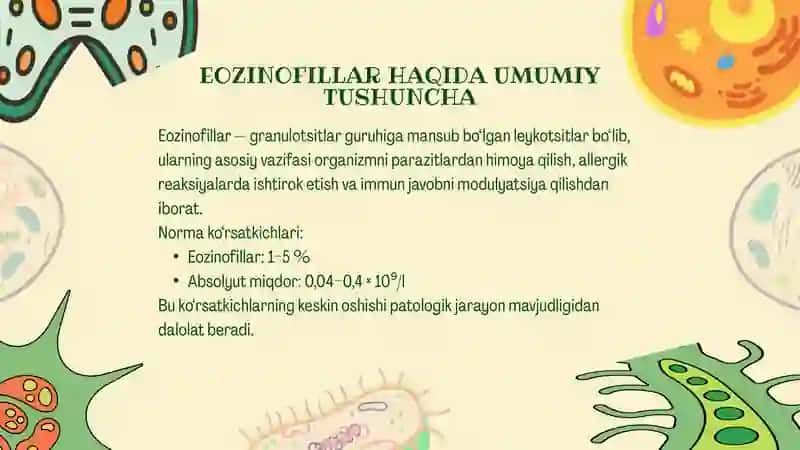 Eozinofil turdagi leykemoid reaksiya 3