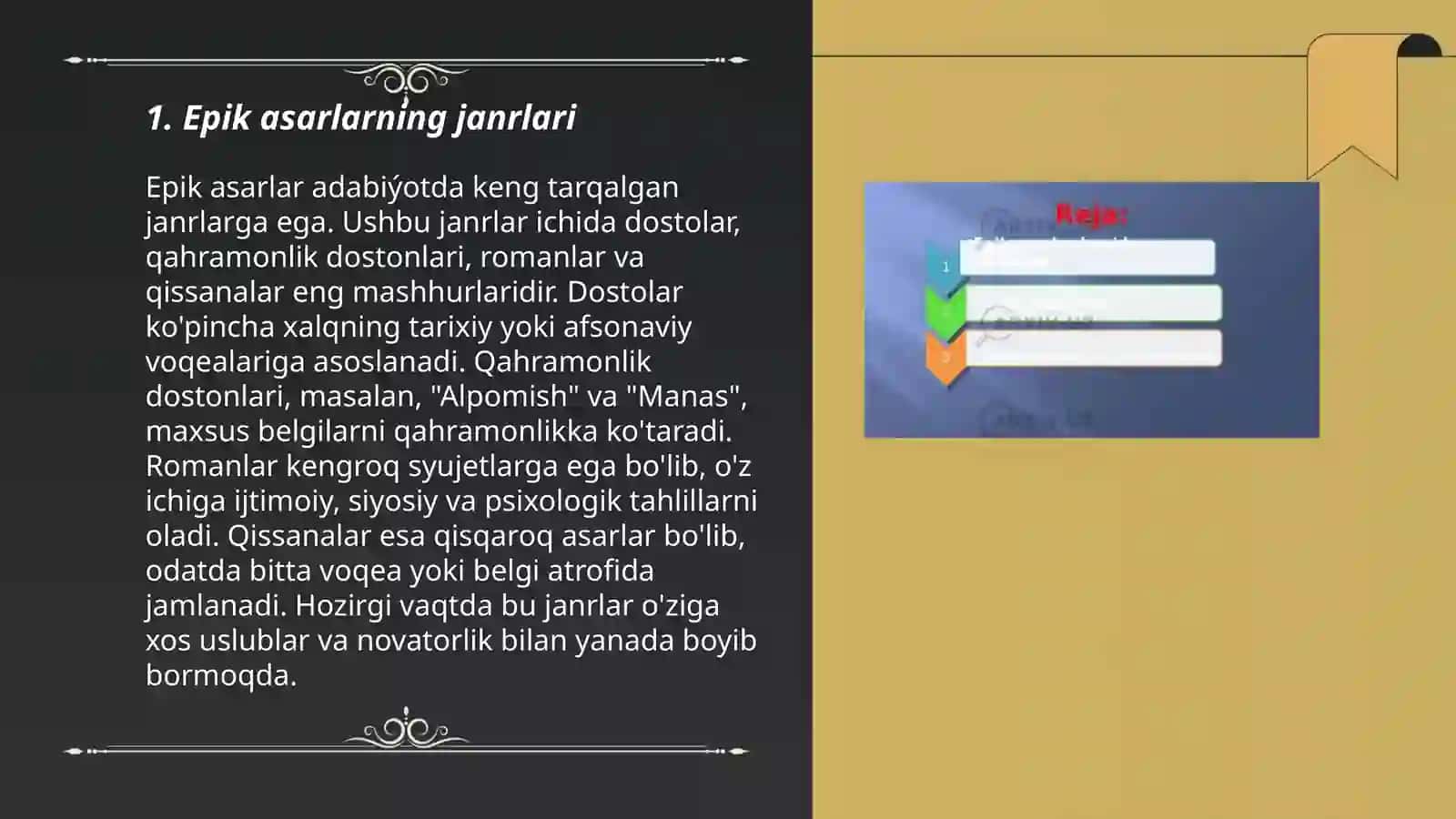 Epik asarlar tahlili 3