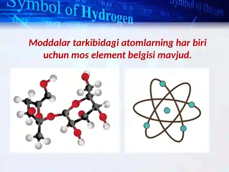 Kimyoviy formula va undan kelib chiqadigan xulosalar 3