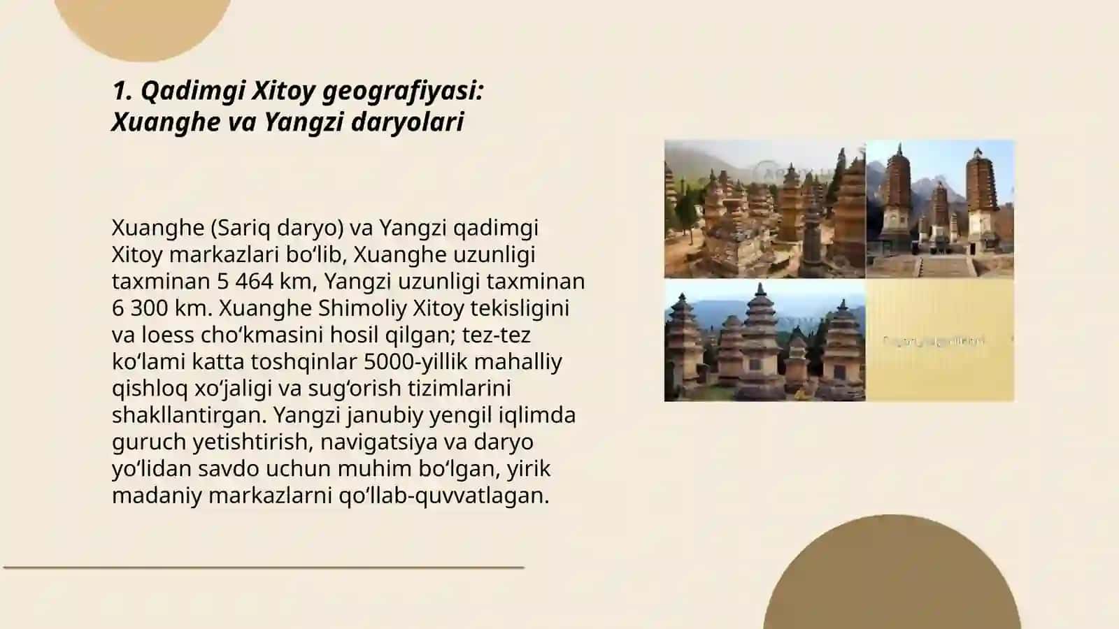 Qadimgi Xitoy geografiyasi: Xuanghe va Yangzi daryolari 3