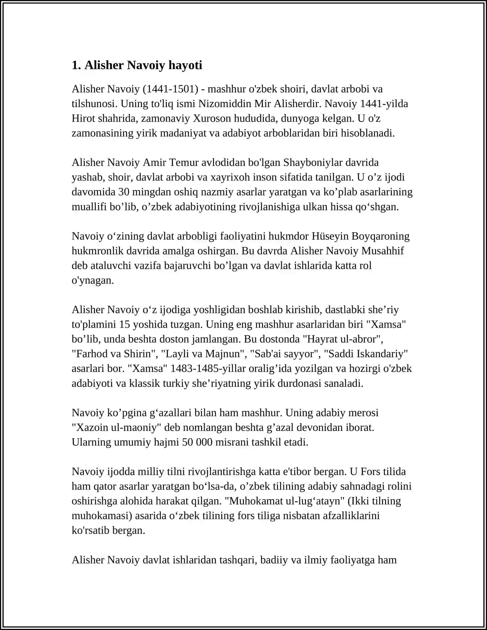 Alisher Navoiy 3
