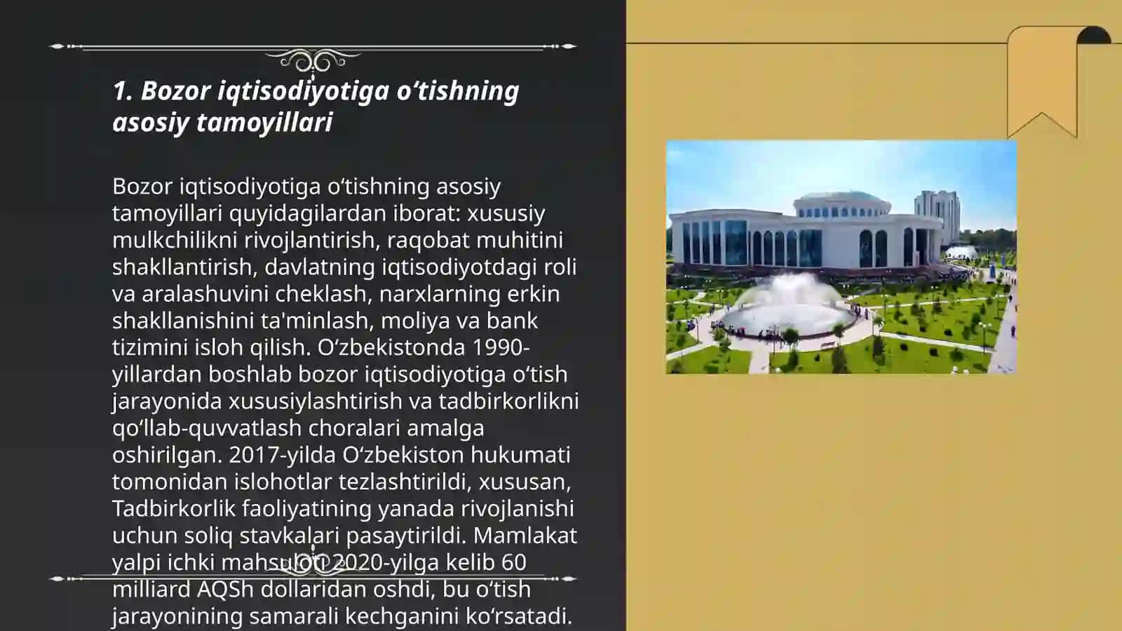Bozor iqtisodiga o‘tishning asosiy tamoyillari 3